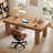 63'' Solid Wood Rectangle Computer Desk