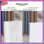 Rideaux à motif géométrique bleu et brun, voilages et voilages à motifs géométriques - 1 panneau-894031249-894031248