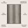Lauchlyn Modern Double Stripe Black/Cream Indoor/Outdoor Rug