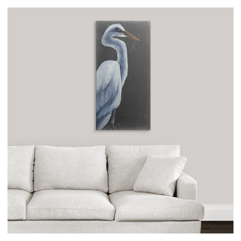 « ii », reproduction d’art dépilée Herald, H 30 po x l 15 po x P 1,5 po, Toile