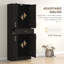 Armoire de cuisine 71 "avec tiroir et tablette réglable, armoire de rangement autoportante haute, bois-1999948705