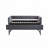 Velvet Upholstered Trundle Daybed with Sturdy Wooden Frame-116857559