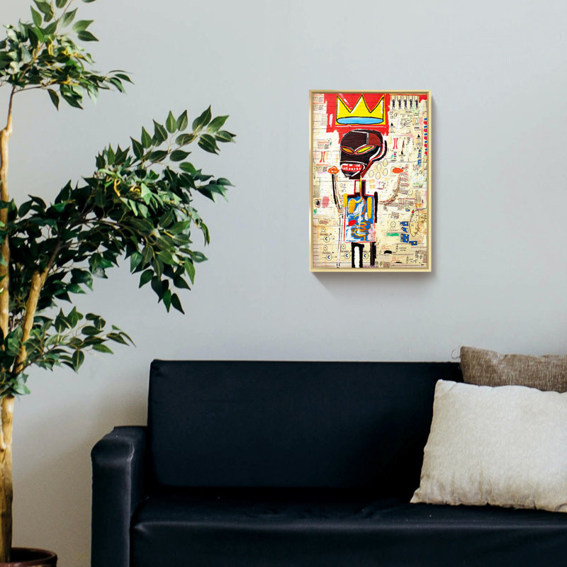 «Graffiti Art» sur toile, H 15,88 po x l 11,88 po x P 1 po, Or