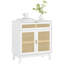 Buffet Boho avec portes en rotin-1920756287