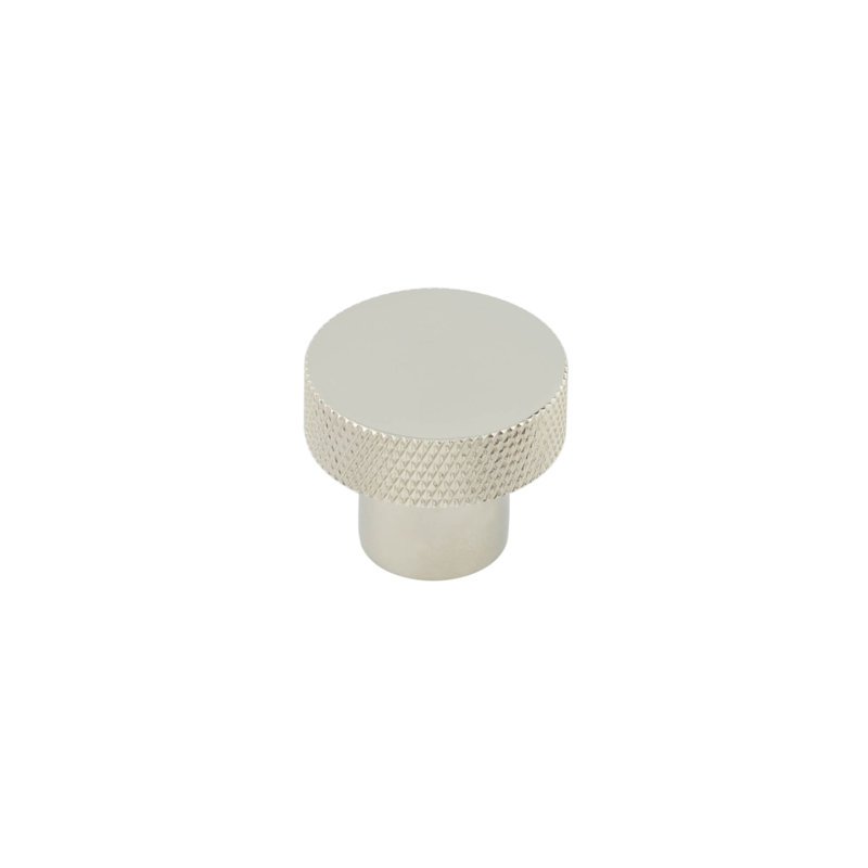 Hoxton 30mm Diameter Round Knob, Polished Nickel