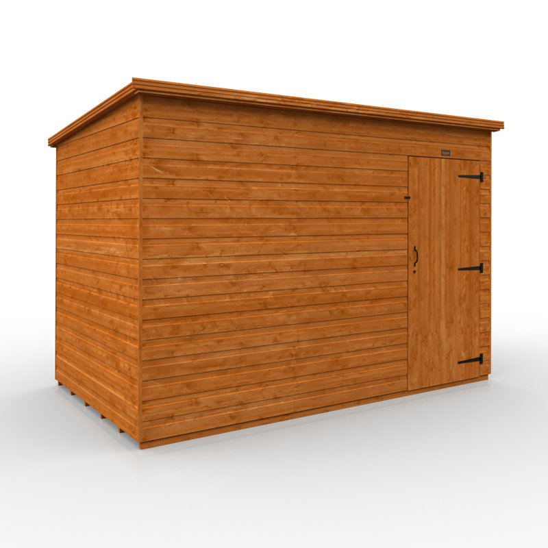 Tiger Shiplap Pent Wooden Shed, 10ft. W x 6ft. D