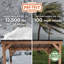 Abri de jardin extérieur en bois de cèdre 20 pi x 12 pi avec toit en pente en acier galvanisé robuste et PowerPort Backport Discovery Kingsport
