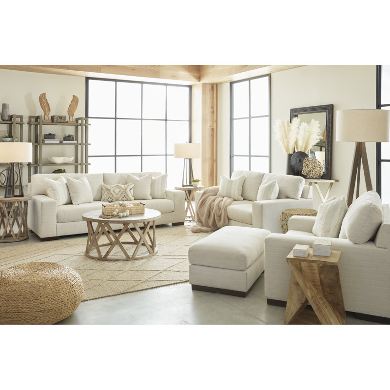 Ansel 96'' Upholstered Sofa, Birch Chenille