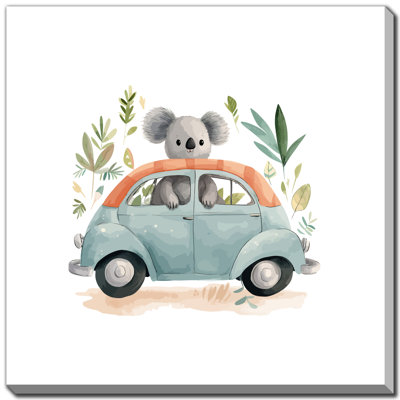 Critters On The Go 5 Canvas Wall Art