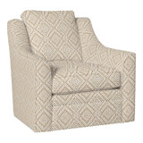 American Bungalow Nicholas Barrel Back Swivel Chair