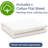 400 Thread Count Cotton Flat Sheet – Cooling, Breathable & Soft Top Sheet-103254617-103254613