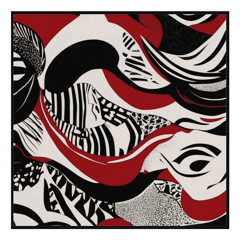 Tapis Lunar Passion, Carré 3 pi