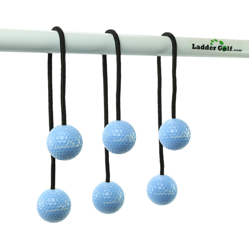 Ladder Golf Hard Bolas - Noir, Bleu clair