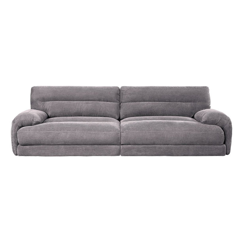 Ensemble moderne 2 pièces Velours côtelé Sofacadenza