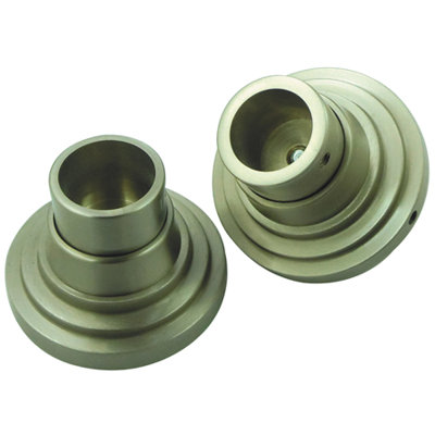 Kingston Brass Edenscape Brass Shower Curtain Rod Base