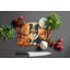 Collie Fall Glass Cutting Board Large