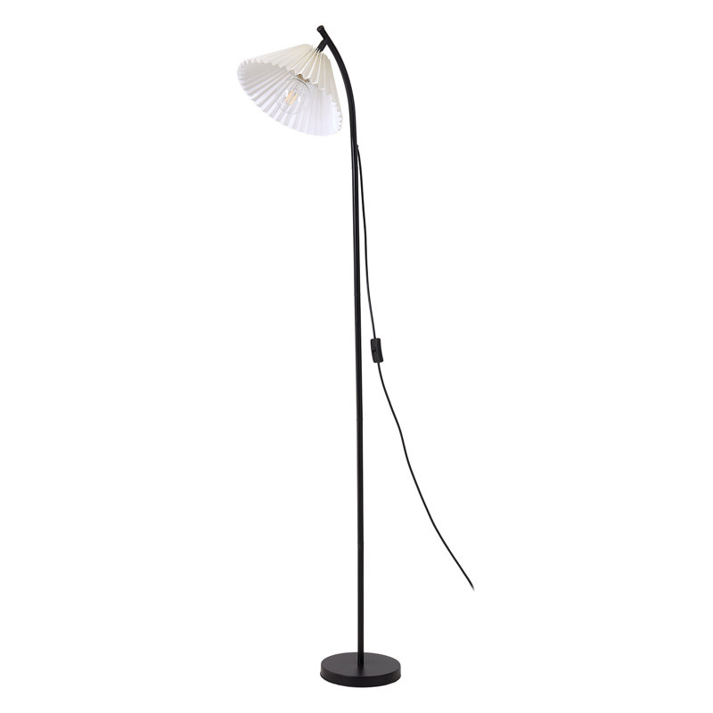 157cm Polished LED Torchiere Floor Lamp with USB and Outlet