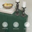 Armoire de coin en coin avec portes et tablettes réglables pour le salon et la salle à manger-321442757-321442759