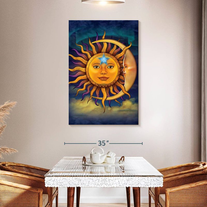 Oberle Sun Moon, 48" H x 32" W