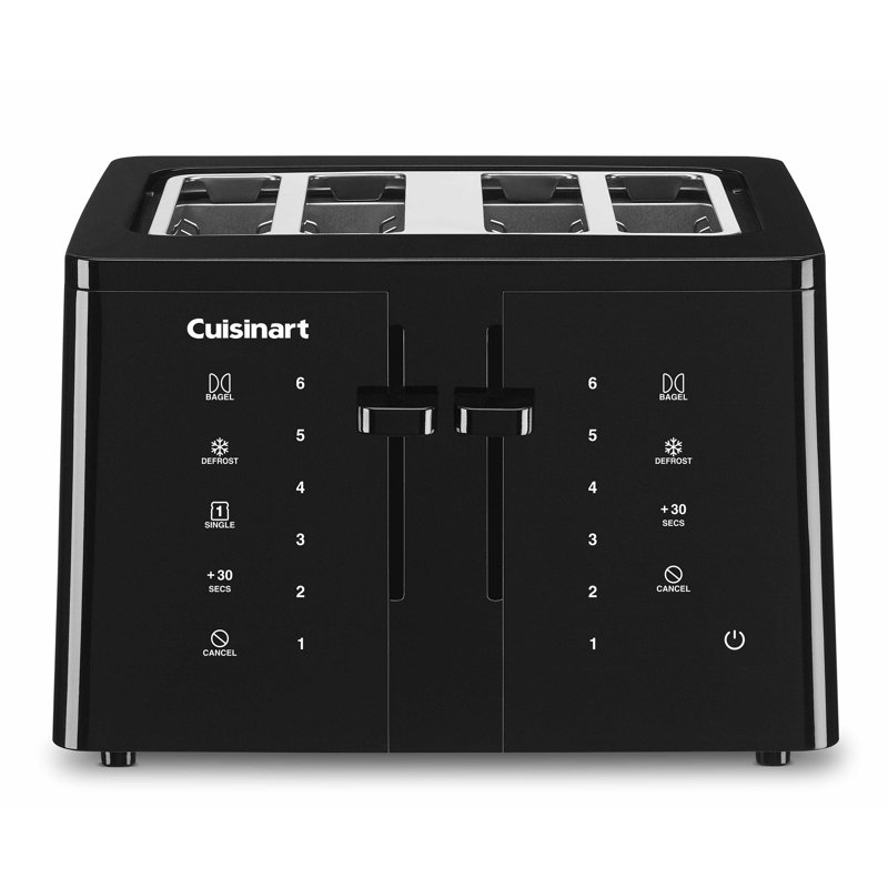 Cuisinart Black 4-Slice Digital Touchscreen Toaster