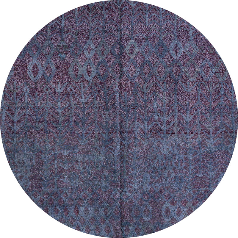 Tapis abstrait moderne 4358, Rond 5 pi