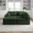 Compression Sectionals Corduroy L Shaped Modern Chaise For Home