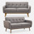 Square Arm Loveseat-24430645