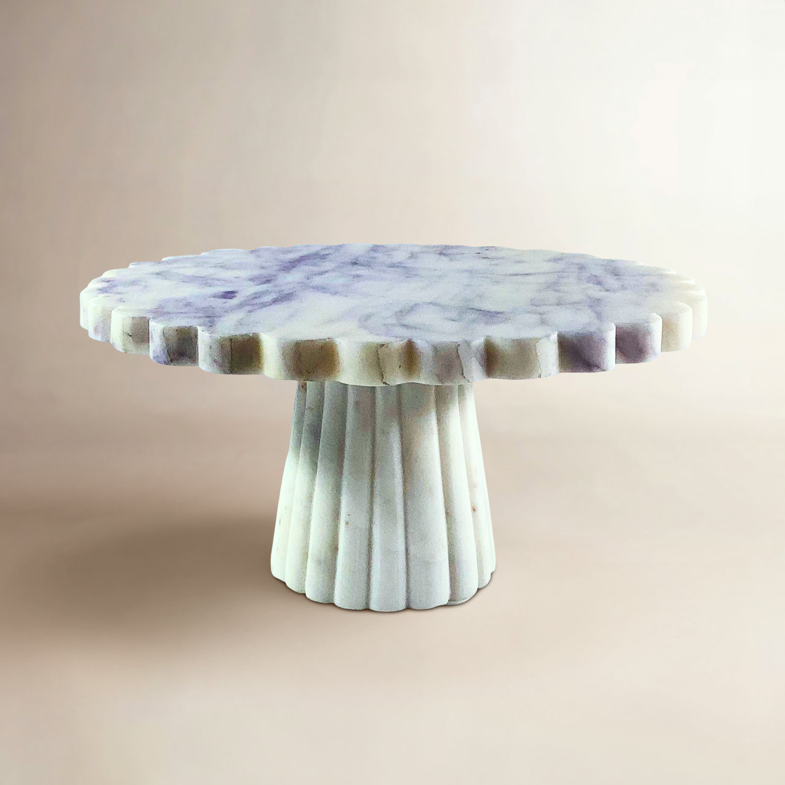Verona Genuine Marble Cake Stand, Green