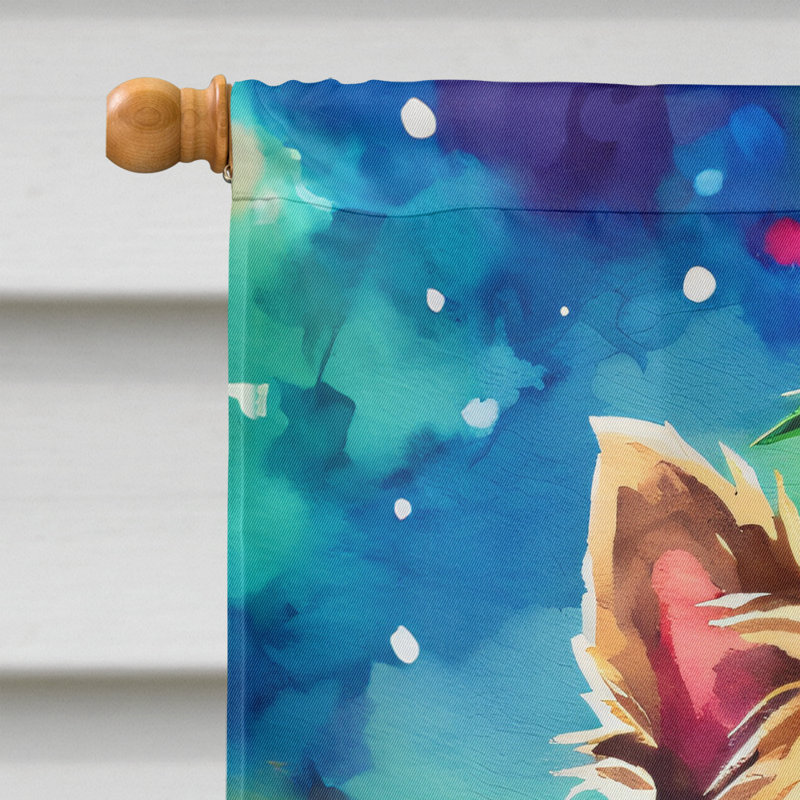 Double Sided Polyester Christmas, 40" H x 28" W
