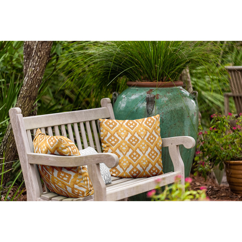 Housse de coussin intérieur / extérieur en polyester Happy Hippy, H 18 po x l 18 po x P 7 po