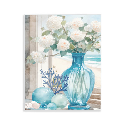 Art mural en verre de mer et corail par Kim Allen