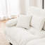 Chenille pour le salon, canapé-lit 2 places avec repose-pieds avec repose-pieds, coussins lombaires et coussins décoratifs, accoudoir large rembourré, canapé de chambre invitant, avant-gardiste