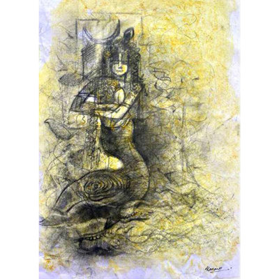 Kurma Avatar Of Lord Vishnu | Mixed Media | By Mona Kapoor