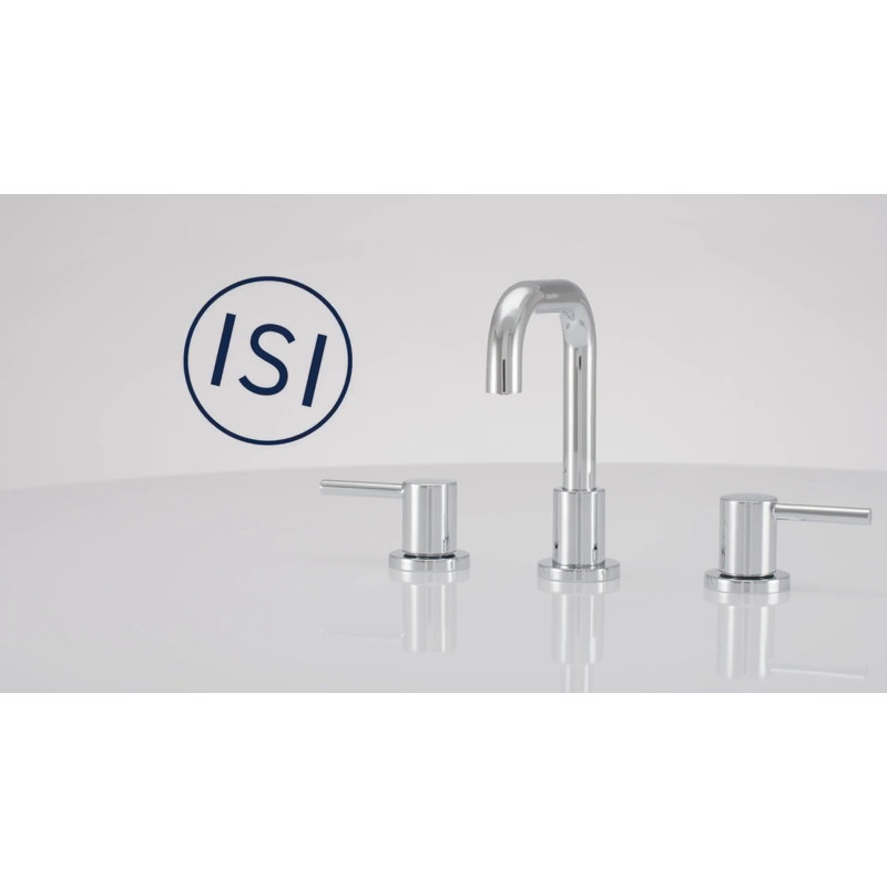 Gunmetal Modern Metal Widespread Bathroom Faucet with Lever Handles