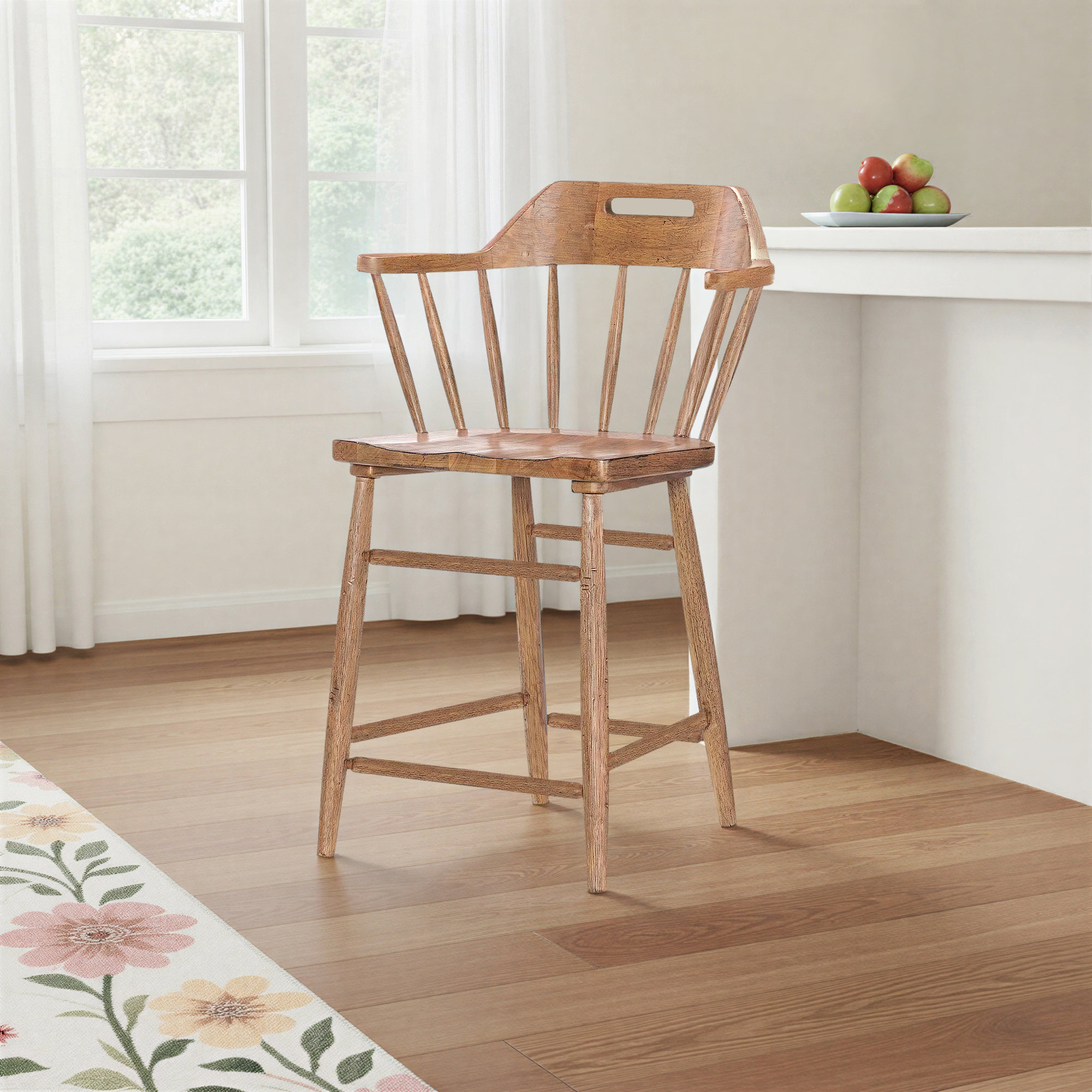 Country Living Counter Height Chair, Brown