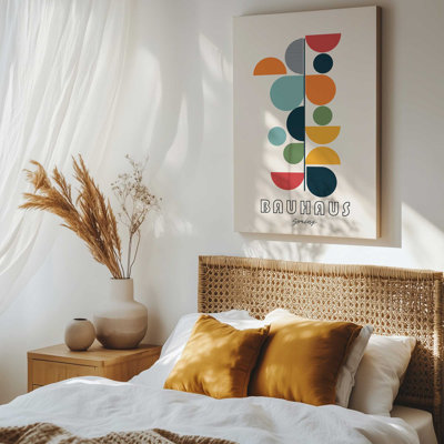Toile de couleur Bauhaus