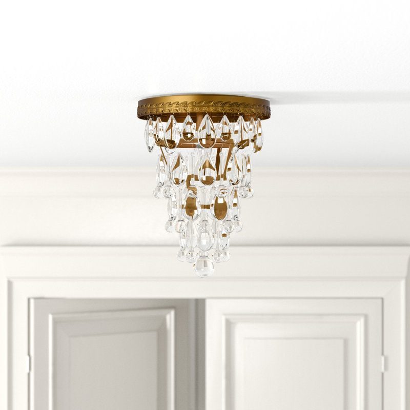Plafonnier encastré 9 lumières Beno, Laiton