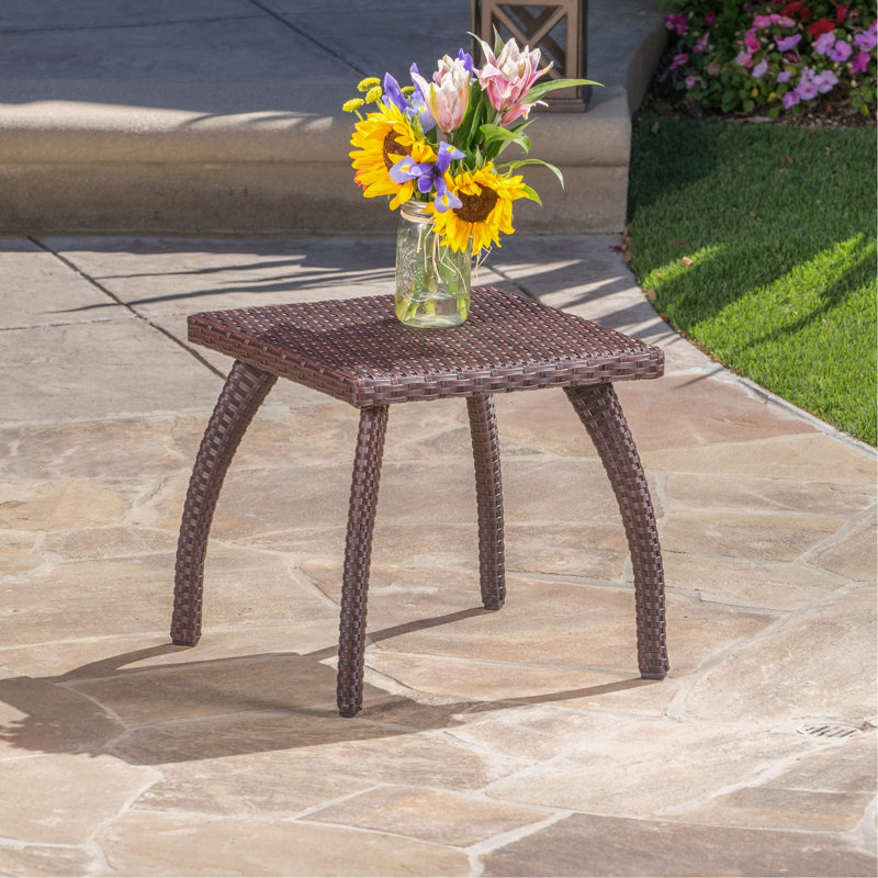 BROWN SIDE TABLE