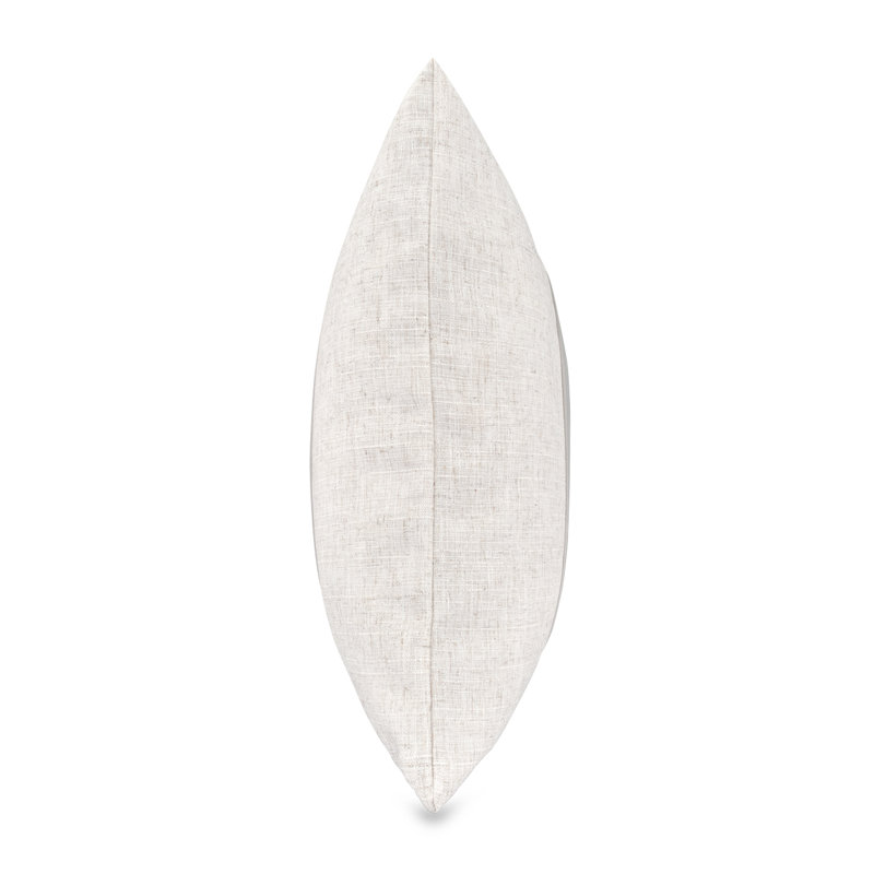 Baldwin Linen Square Pillow Cover & Insert, Dove