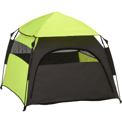 Pop Up Dog Tent For Large And Extra Dogs, Portable Backyard Shelter With Carry Bag - Spacious Interior, Instant Setup, , Construction Canines, Home Accommodates Dogs Up To 29.5" & 88 Lbs, Weather