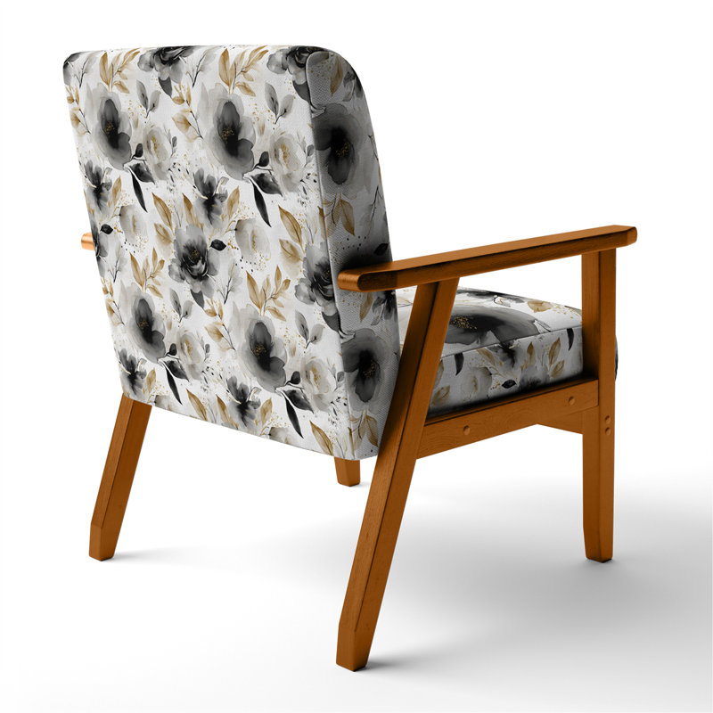 Chaise d'appoint Country Farmhouse - Fauteuil Whisper, Accoudoirs carrés bruns