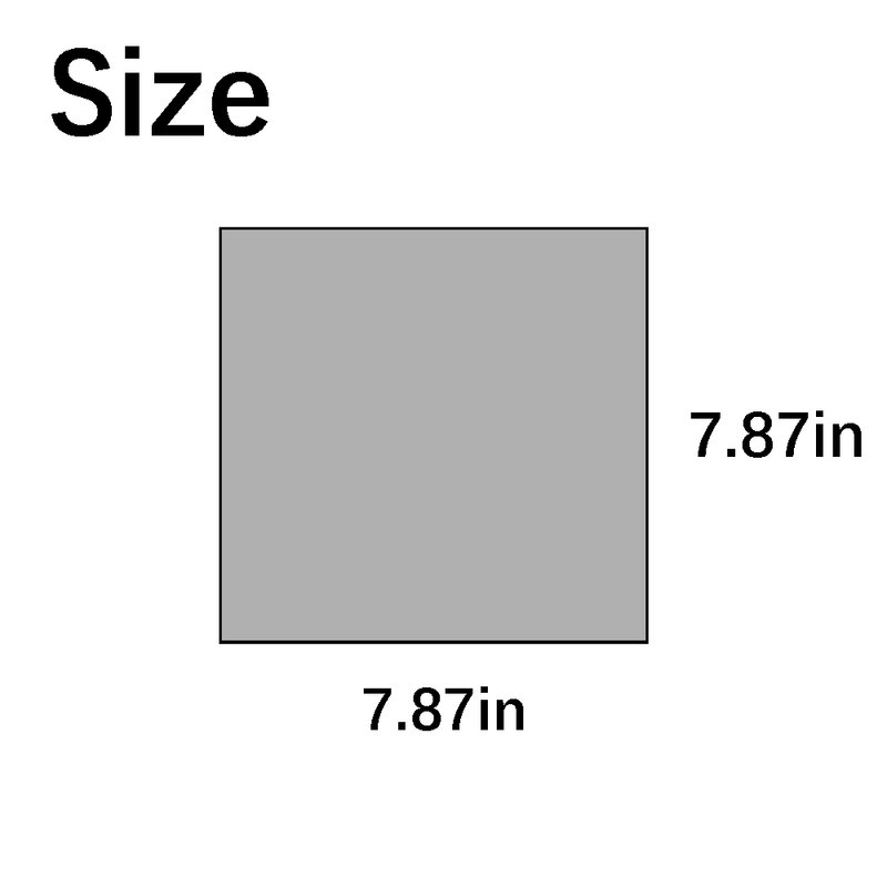 Ensemble de 4 miroirs auto-adhésifs en acrylique, tuiles de miroir 7,87 x 7,87 pouces, feuilles de miroir flexibles en plastique, autocollants muraux (style à coins arrondis)