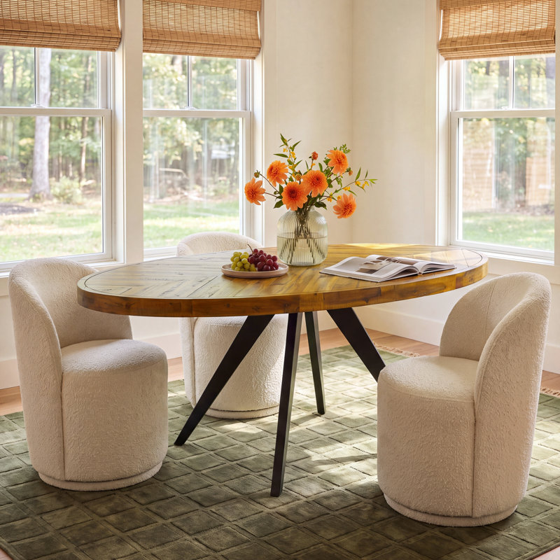 Carlo 72'' Dining Table, Brown