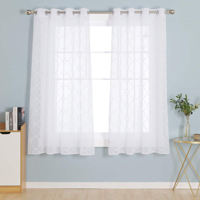 Martinez Semi Sheer Curtain Pair