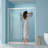 Shower Door 48" W X 72"H Single Sliding Bypass Shower Enclosure, 1/4 In. (6Mm), Chrome-119866399