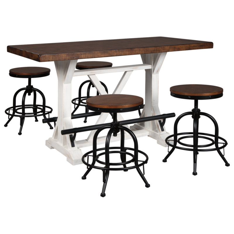 Roesler 4 - Person Trestle Dining Set