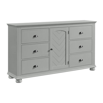 Picket House Furnishings Conaughey 6-Drawer Dresser in Grey