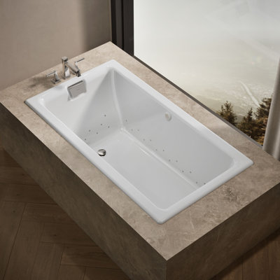Tea-for-Two® 66" x 36" Heated BubbleMassage™ Air Bath