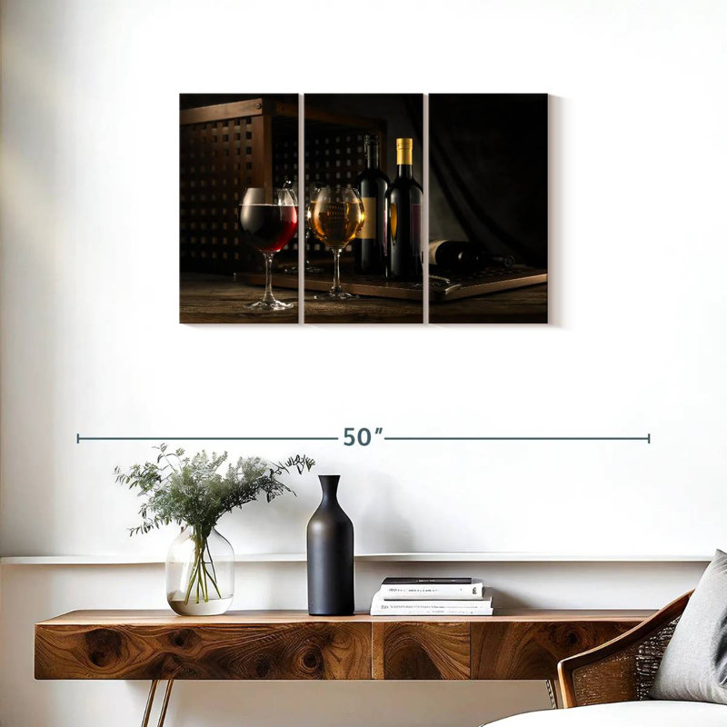 Yarlin Wine Sampling, 20" H x 33" W