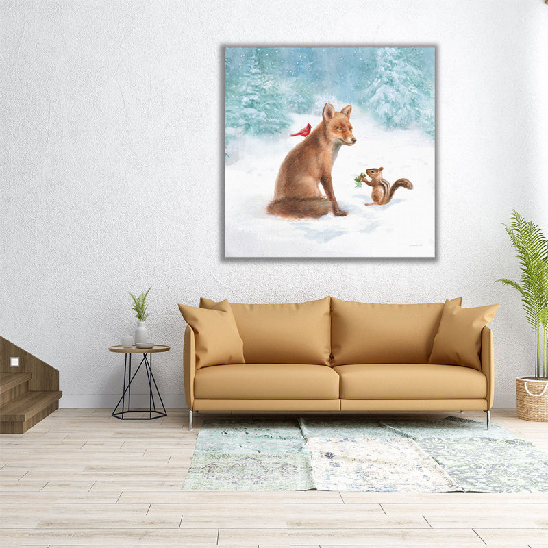 «Woodland Celebration V», reproduction d'art sur toile, H 40 po x l 40 po